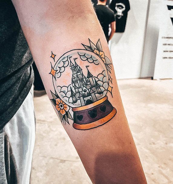 Womens Cool Snowglobe Tattoo Ideas