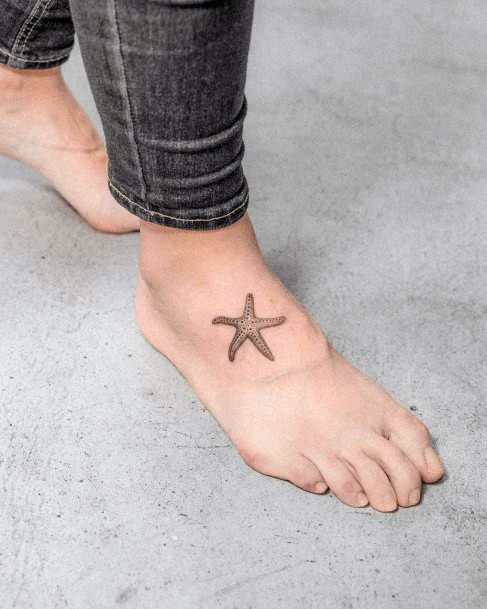 Womens Cool Starfish Tattoo Ideas