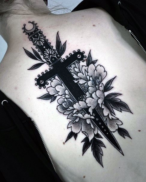 Womens Cool Sword Tattoo Ideas