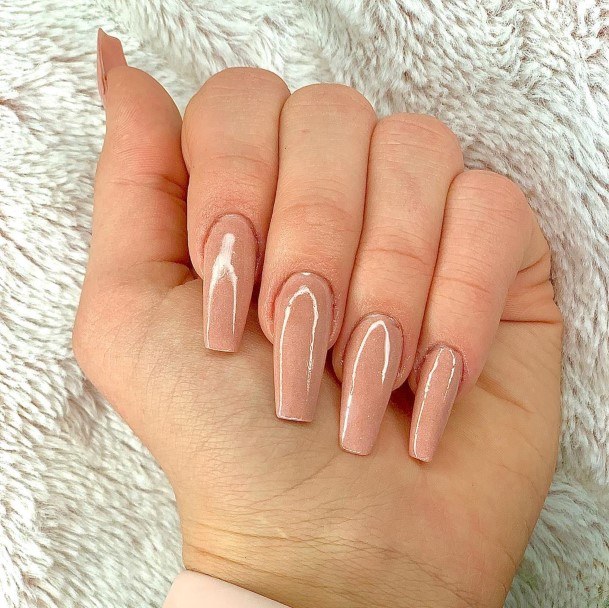 Womens Cool Tan Nail Ideas