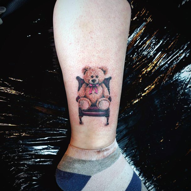 Womens Cool Teddy Bear Tattoo Ideas