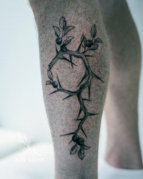 Womens Cool Thorns Tattoo Ideas