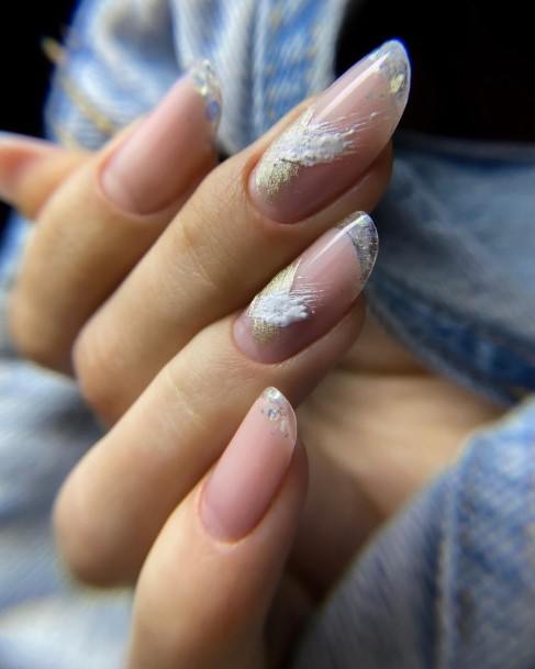 Womens Cool Translucent Nail Ideas