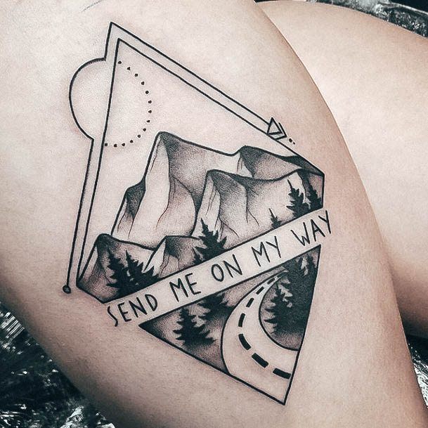 Womens Cool Travel Tattoo Ideas