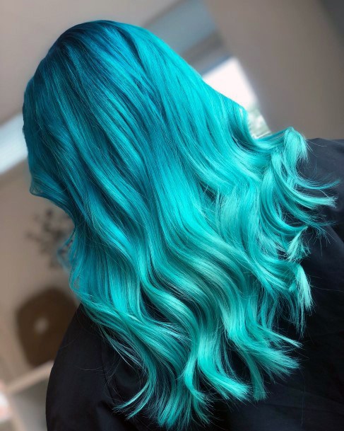 Womens Cool Turquoise Hairstyles Ideas