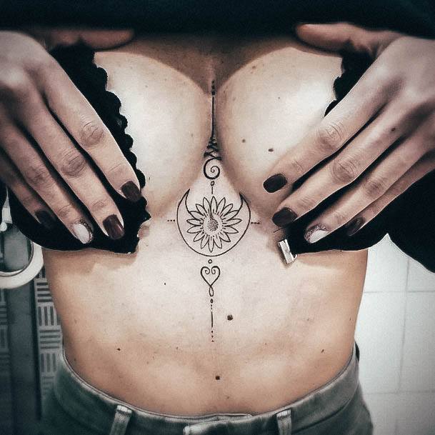 Womens Cool Unalome Tattoo Ideas