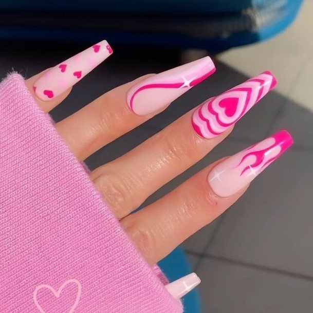 Womens Cool Valentines Day Nail Ideas