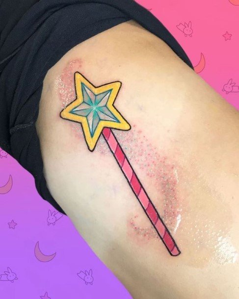 Womens Cool Wand Tattoo Ideas