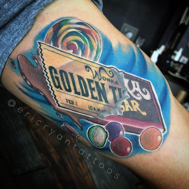 Womens Cool Willy Wonka Tattoo Ideas