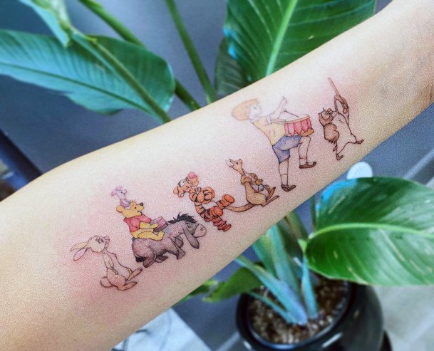 Womens Cool Winnie The Pooh Tattoo Ideas