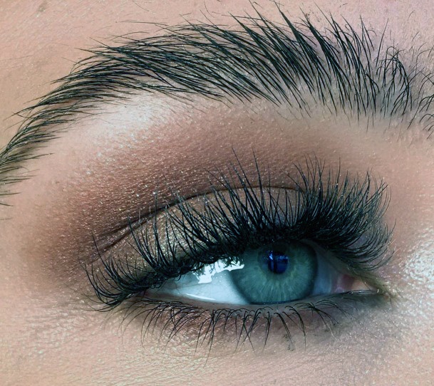 Womens Copper Tinged Eyeshadow