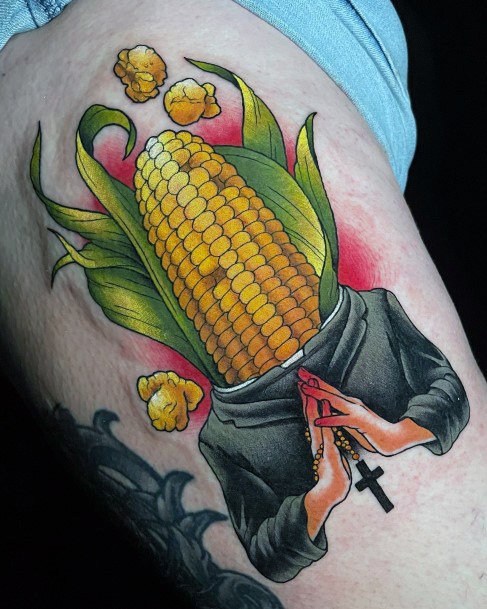 Womens Corn Tattoos