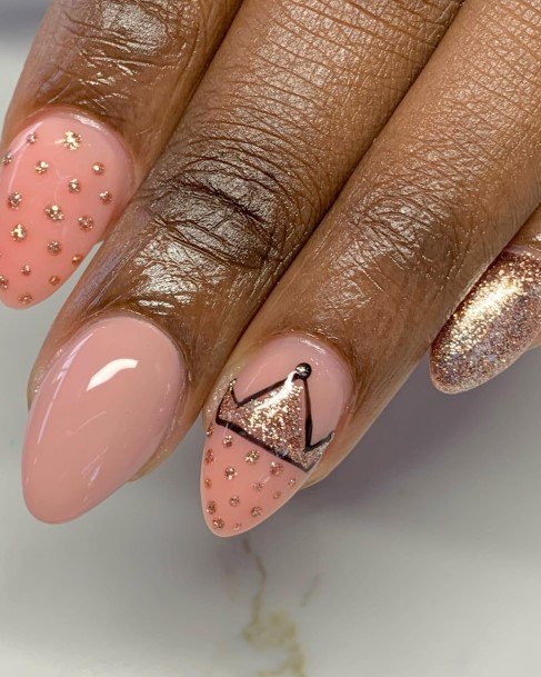 Womens Crown Nail Design Ideas