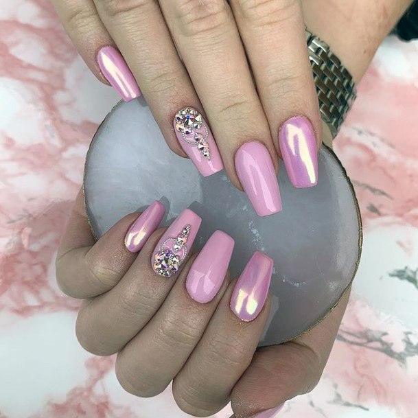 Womens Crystals Good Looking Nails