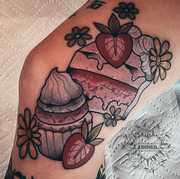 Womens Cupcake Good Looking Tattoos