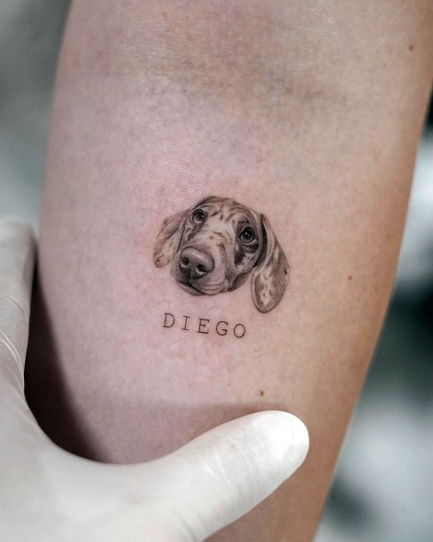 Womens Dachshund Good Looking Tattoos