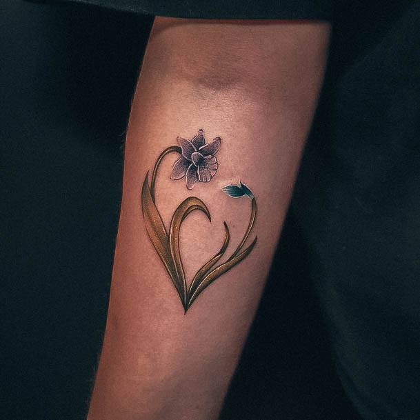 Womens Daffodil Tattoos