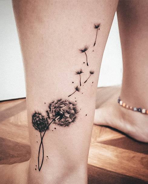 Womens Dandelion Good Looking Tattoos