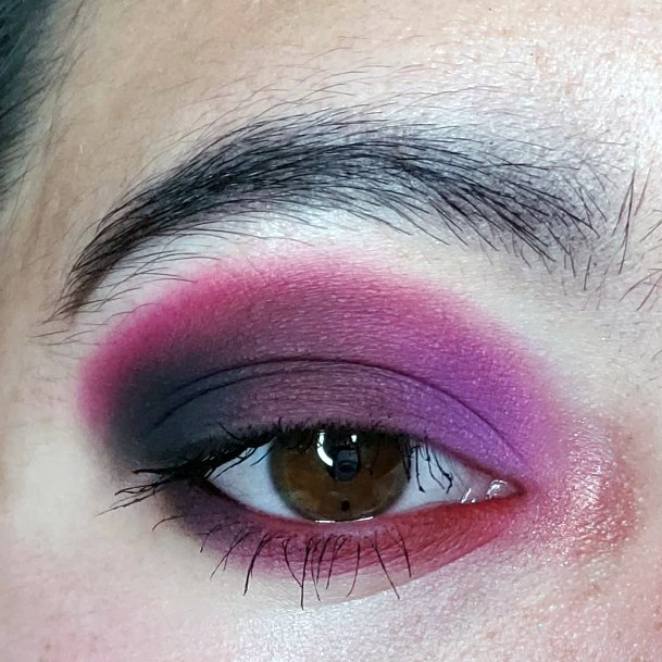 Womens Dark Rose Eyeshadow Idea