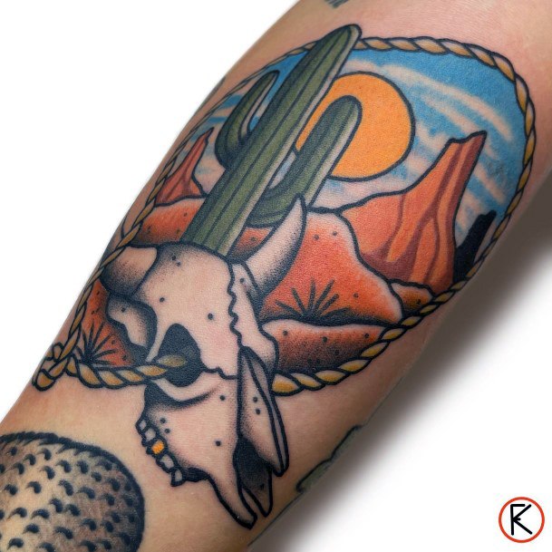 Womens Desert Tattoos