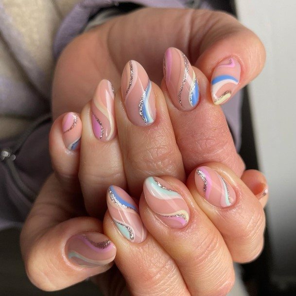 Womens Diabstract Abstract Nail