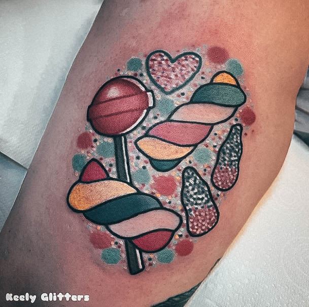 Womens Dicandy Candy Tattoo