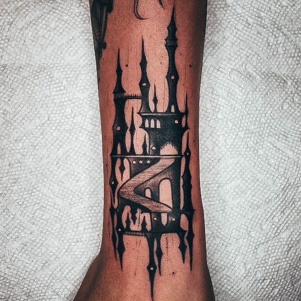 Womens Dicastle Castle Tattoo