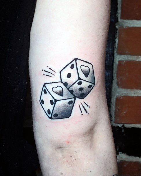 Womens Dice Good Looking Tattoos