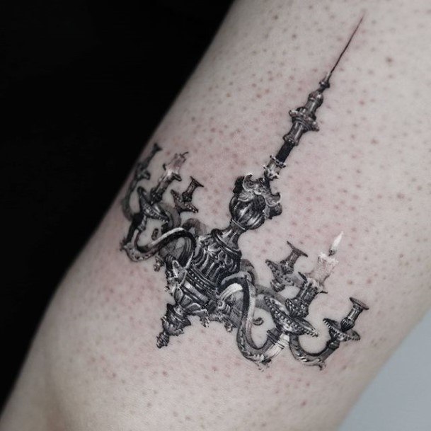 Womens Dichandelier Chandelier Tattoo