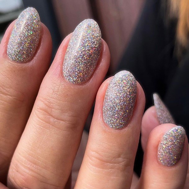 Womens Diglitter Glitter Nail