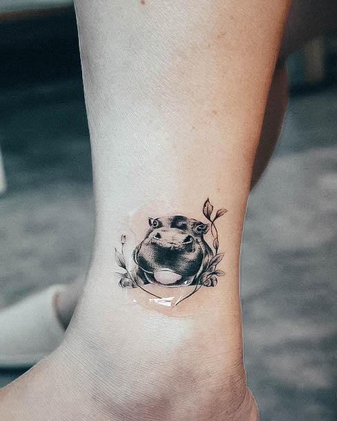 Womens Dihippo Hippo Tattoo