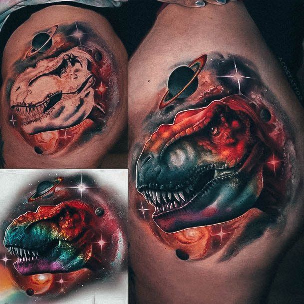 Womens Dinosaur Super Tattoo Designs