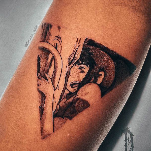 Womens Divine Anime Tattoo