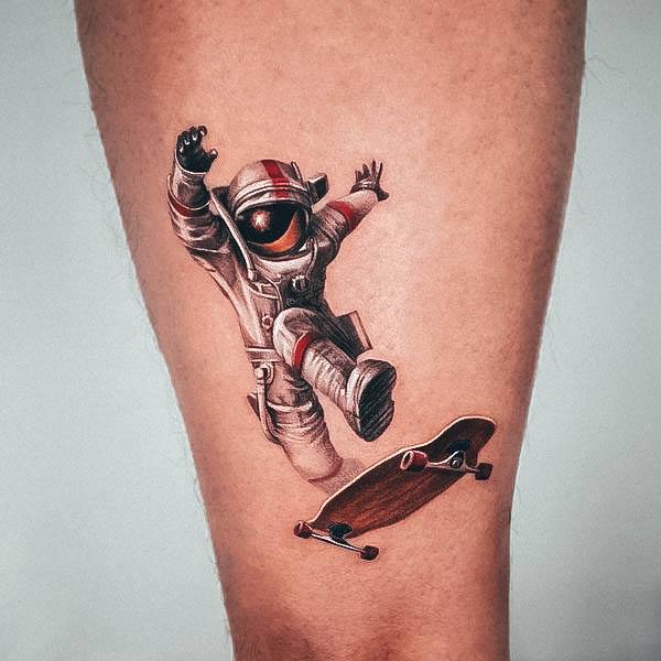 Womens Divine Astronaut Tattoo