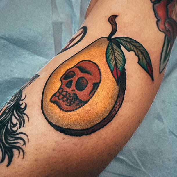 Womens Divine Avocado Tattoo