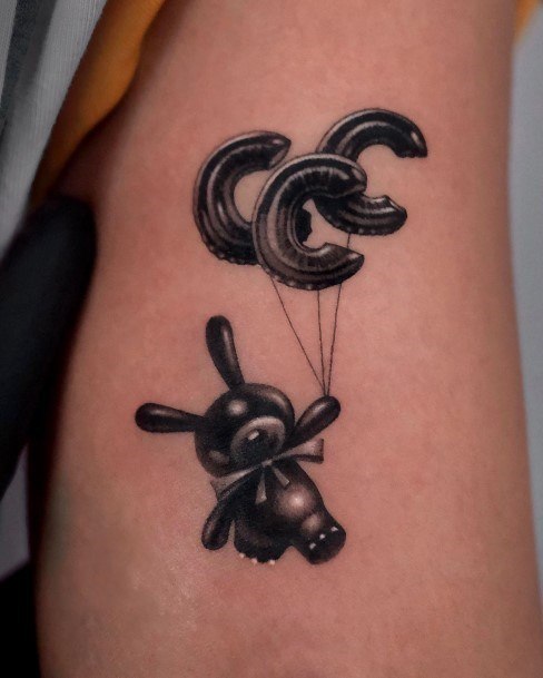 Womens Divine Ballon Tattoo