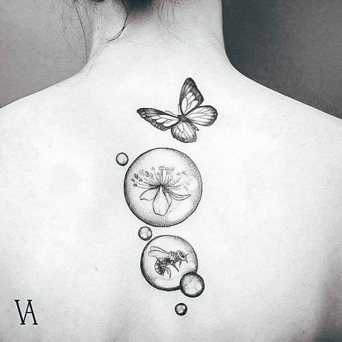 Womens Divine Bubble Tattoo