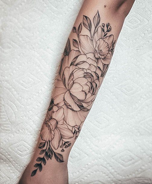 Womens Divine Daffodil Tattoo