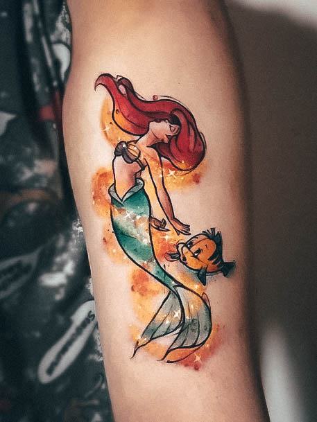 Womens Divine Disney Tattoo