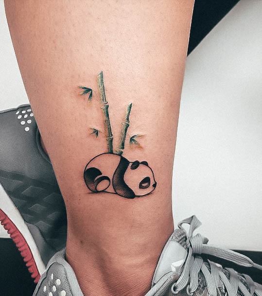 Womens Divine Panda Tattoo