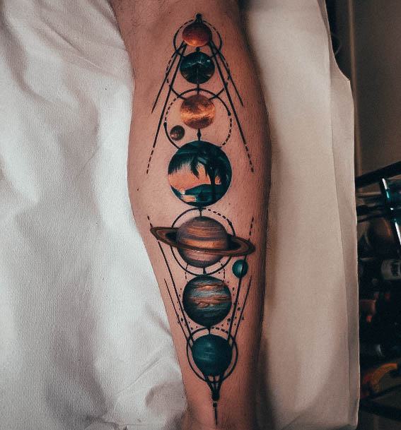 Womens Divine Planet Tattoo