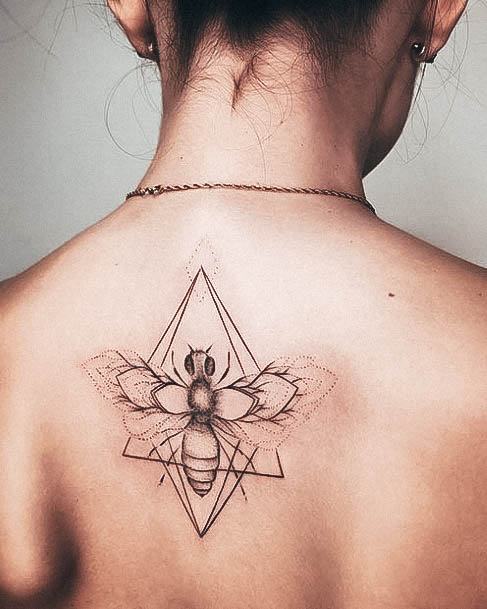 Womens Divine Triangle Tattoo