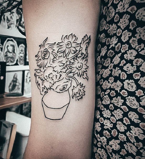 Womens Divine Van Gogh Tattoo