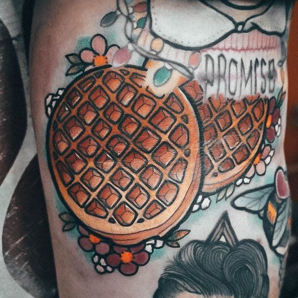 Womens Diwaffle Waffle Tattoo