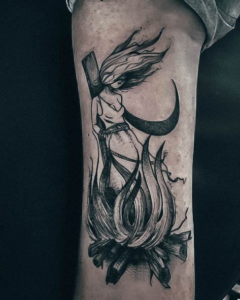 Womens Diwitch Witch Tattoo