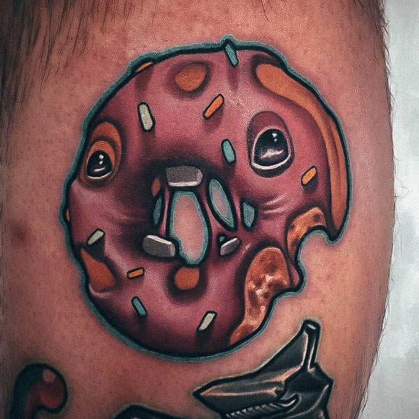 Womens Donut Tattoo Design Ideas