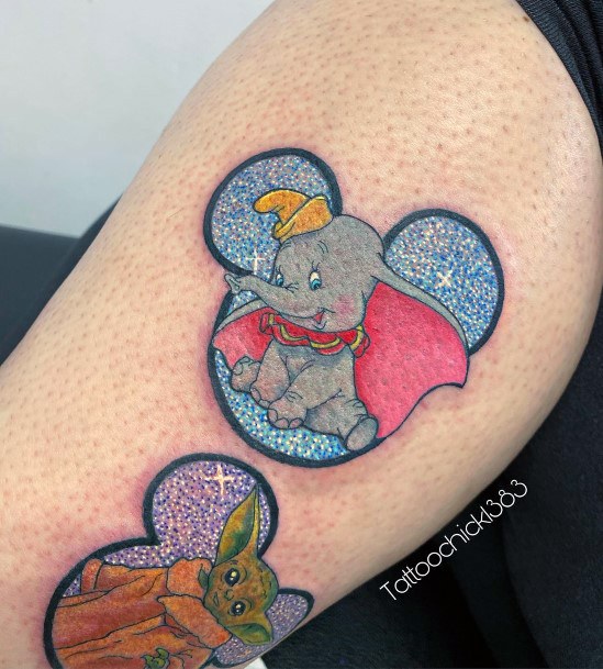 Womens Dumbo Good Looking Tattoos