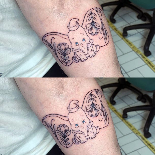 Womens Dumbo Tattoo Ideas