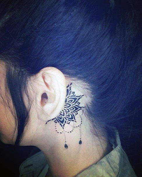 Womens Ear Tattoos