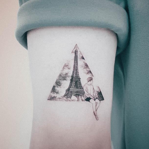 Womens Eiffel Tower Tattoos